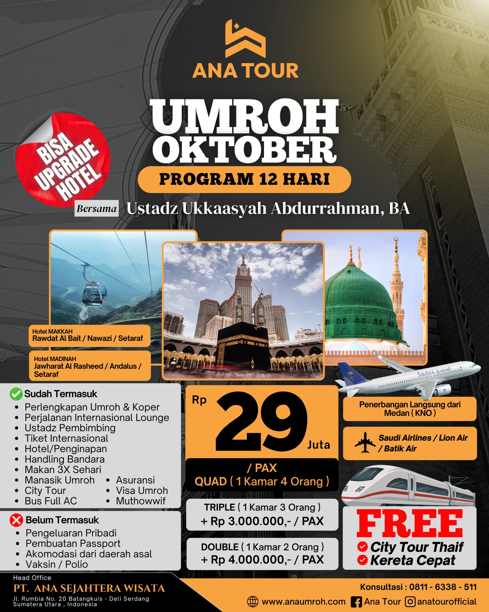 Paket Umroh Oktober 2025